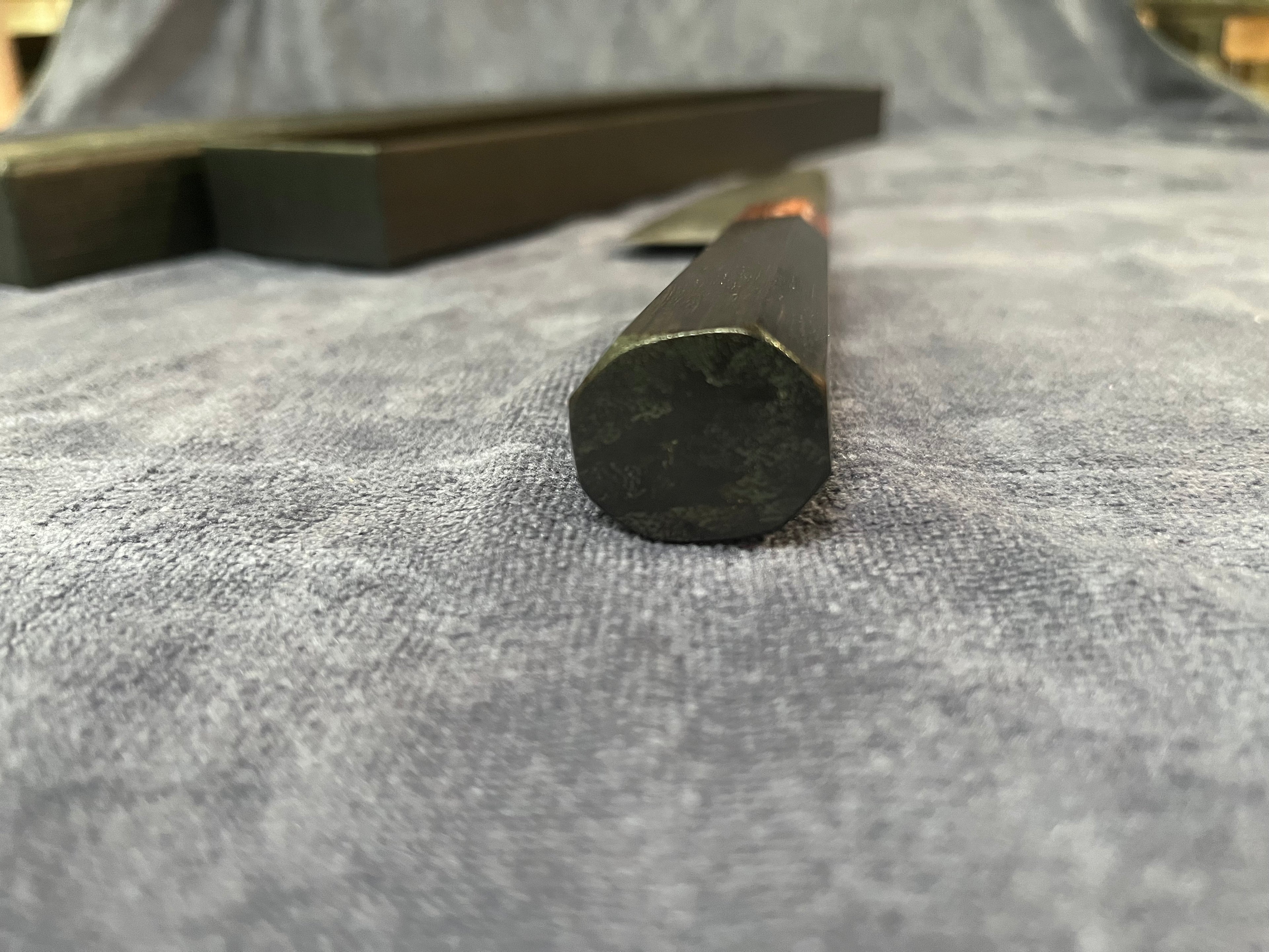 8" (210mm) Hand Forged Gyuto Chef Knife 9Cr18MoV Tsuchime Octagonal Wa Handle