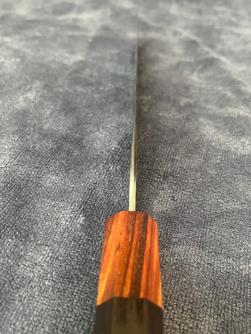 8" (210mm) Hand Forged Gyuto Chef Knife 9Cr18MoV Tsuchime Octagonal Wa Handle