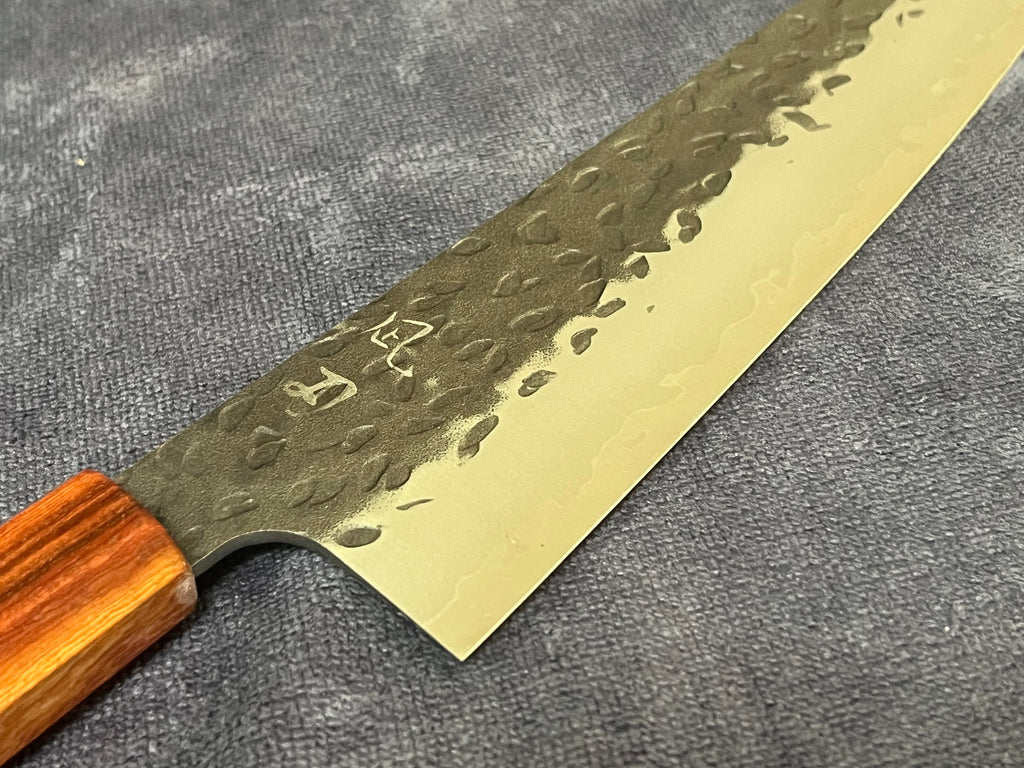 8" (210mm) Hand Forged Gyuto Chef Knife 9Cr18MoV Tsuchime Octagonal Wa Handle
