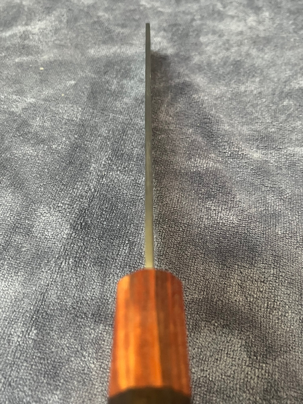 8" (210mm) Hand Forged Gyuto Chef Knife 9Cr18MoV Tsuchime Octagonal Wa Handle